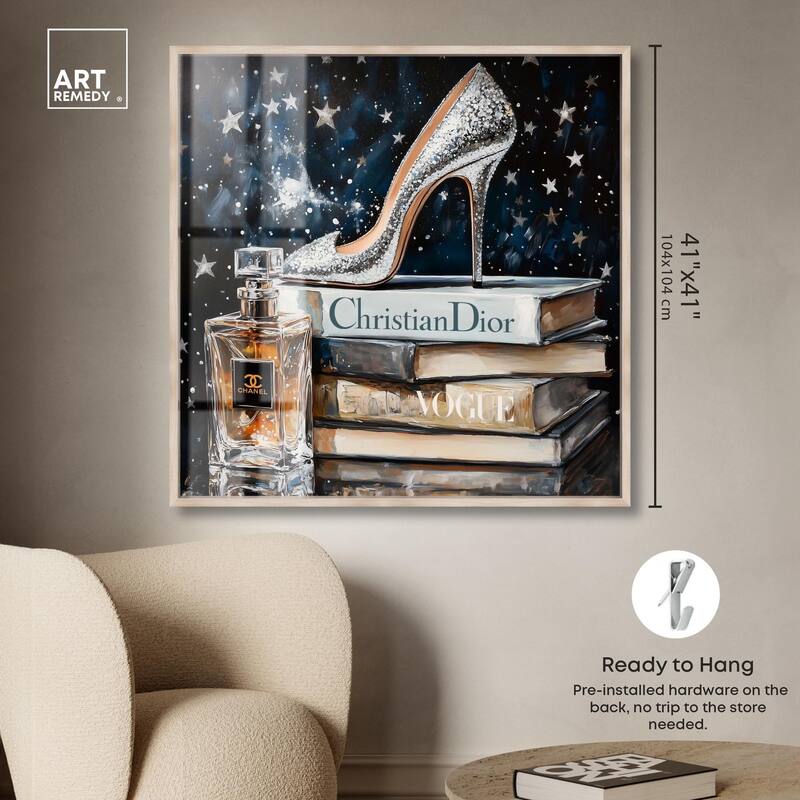 Sparkling Stars Heel Shadowbox by Art Remedy
