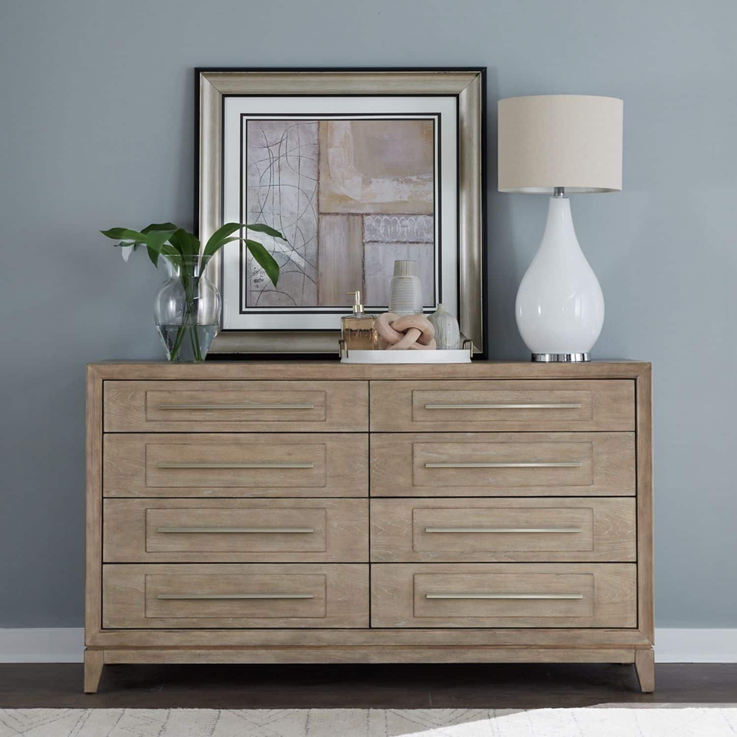 Option Sandstone 8 Drawer Dresser