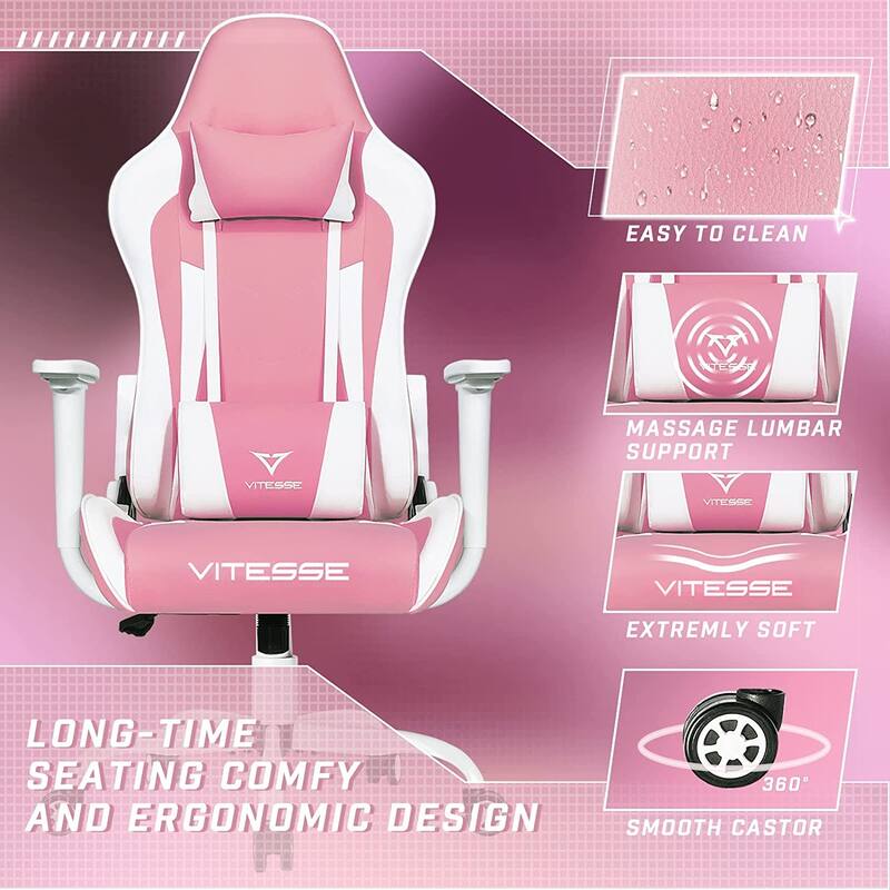 BOSSIN Gaming Chair High Back Computer Office Chair with Lumbar Support and Headrest