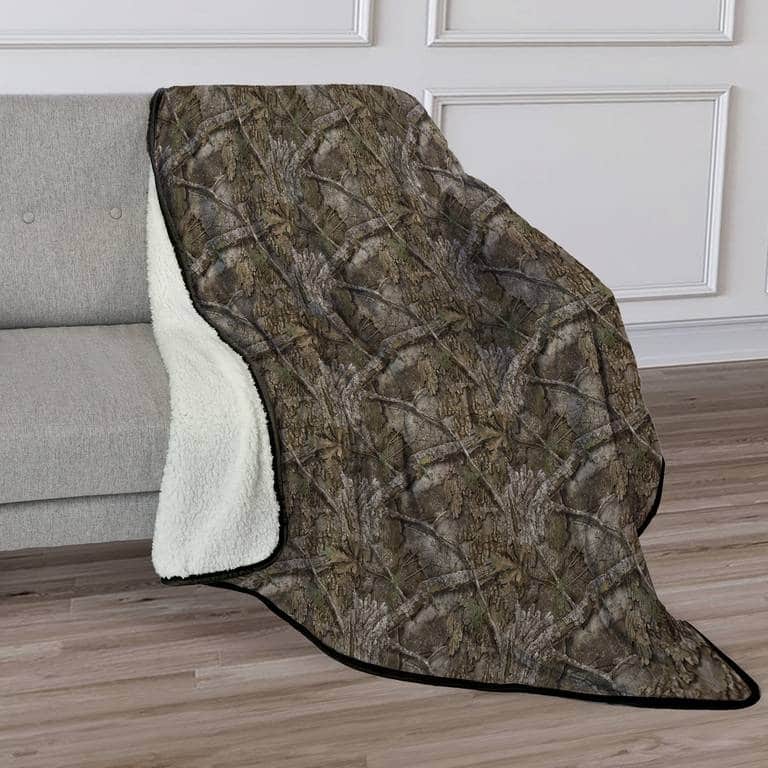 Realtree Silk Touch Sherpa Throw Blanket
