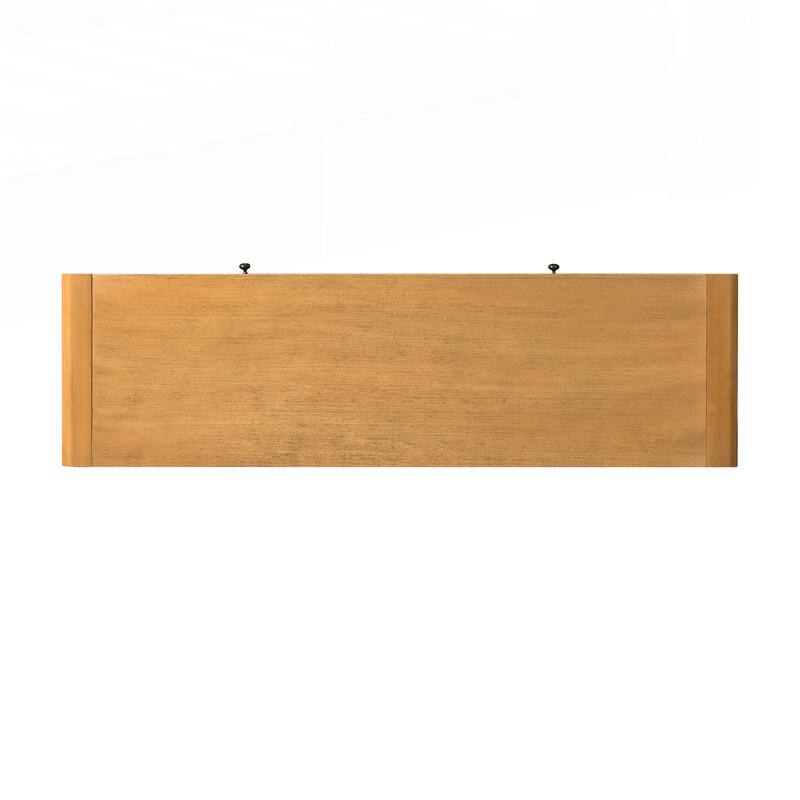 Curved Console Table with Storage