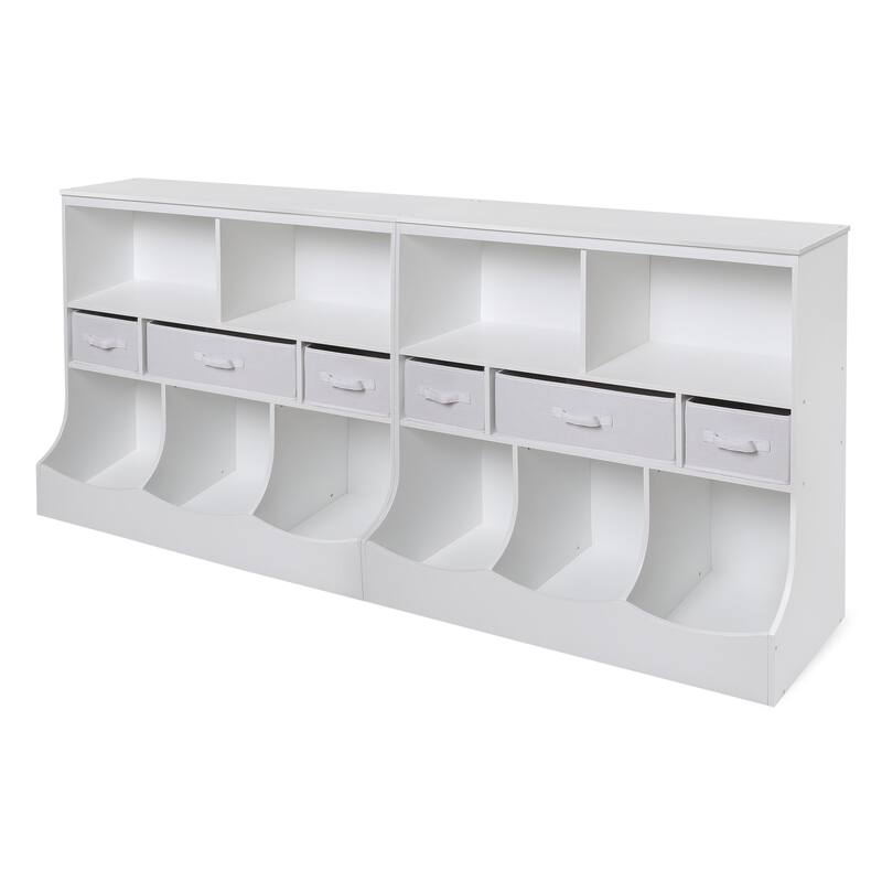 Badger Basket Combo Bin Storage Unit with Three Baskets On Sale Bed