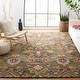 preview thumbnail 52 of 121, SAFAVIEH Fiorello Handmade Blossom French Country Wool Area Rug 11' Square - Green/Multi - Square