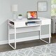 preview thumbnail 9 of 8, HomyLin 43.3-Inch Wide Home Office Computer Desk with Storage Drawer