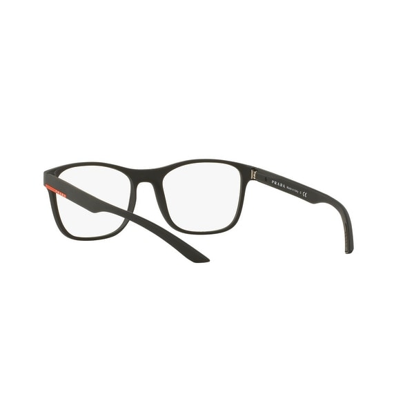 prada men's black glasses