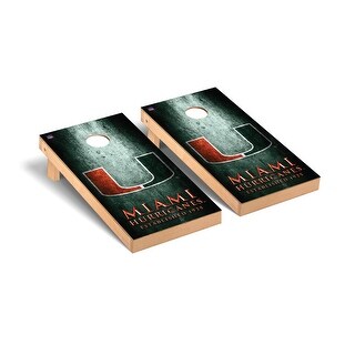 Miami Hurricanes Museum Cornhole Board Set