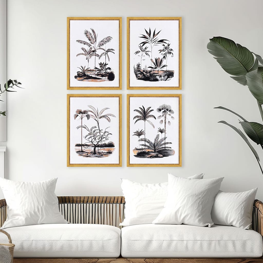 Paragon Exotic Terrain Framed Art - Set of 4