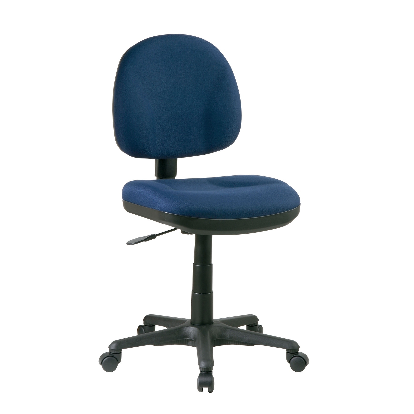 OSP Sculptured Task Chair without Arms with Lumbar Support and Adjustable Height