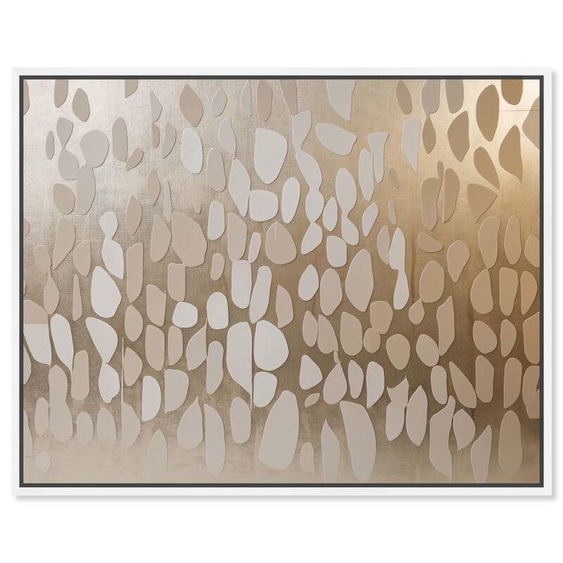 Glimmering Cascade Canvas by Art Remedy - White - 20" x 16"