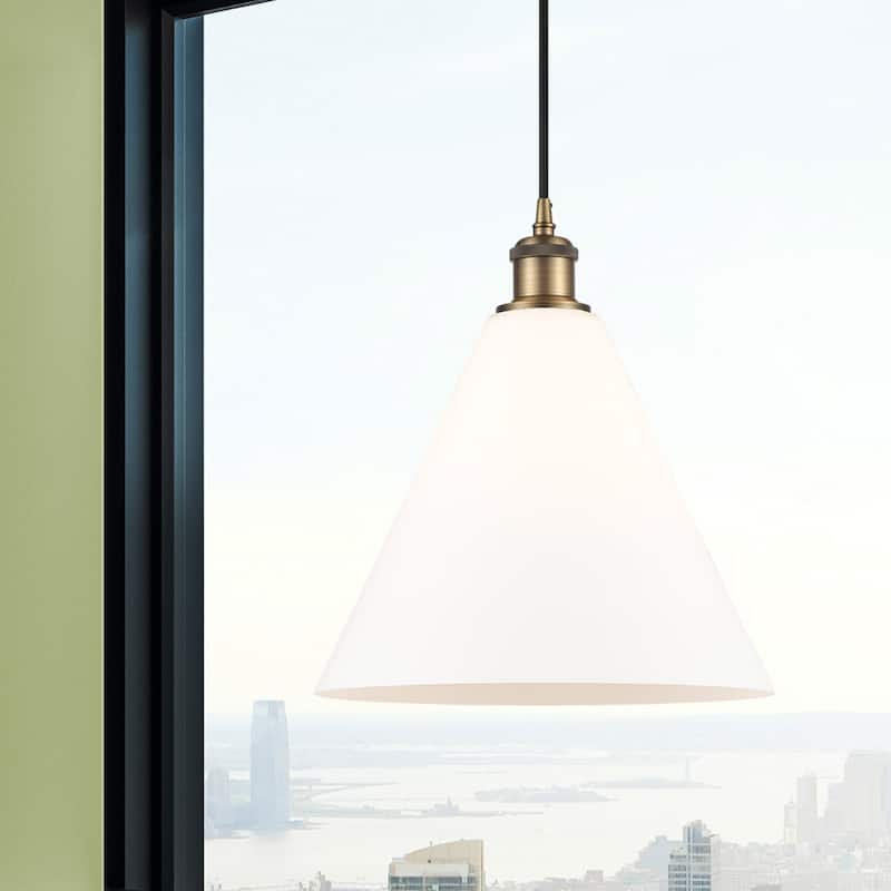 Innovations Lighting 516-1P-15-12 Berkshire Pendant Berkshire 12" Wide