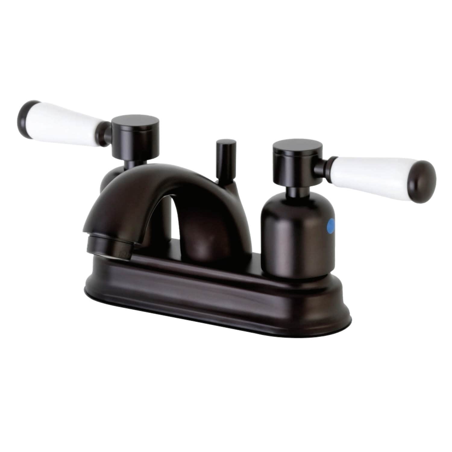 Kingston Brass Paris 1.2 GPM Centerset Bathroom Faucet with Porcelain
