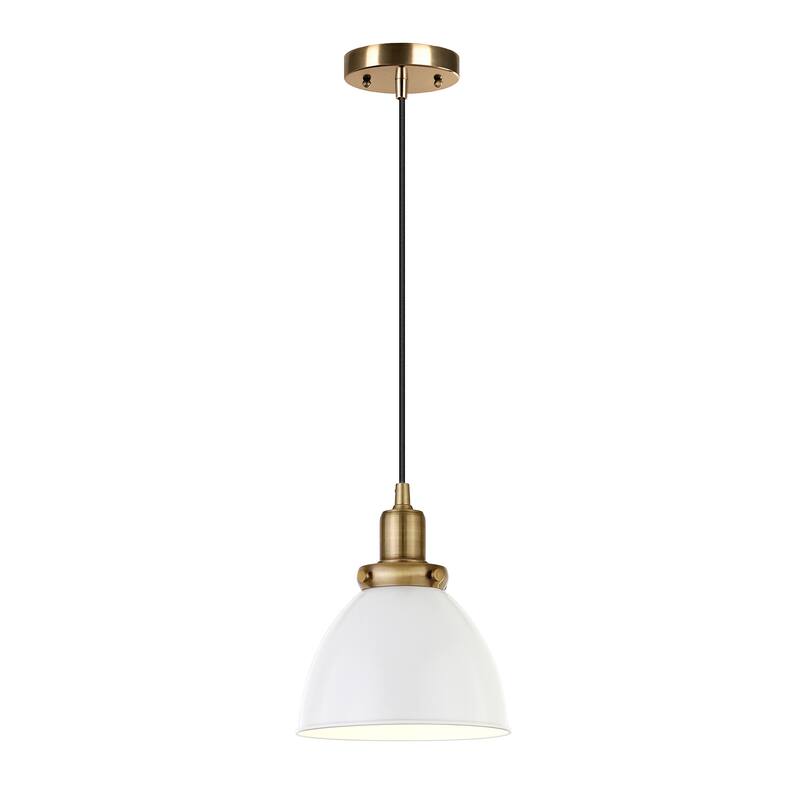 Madison 8" Wide Pendant with Metal Shade