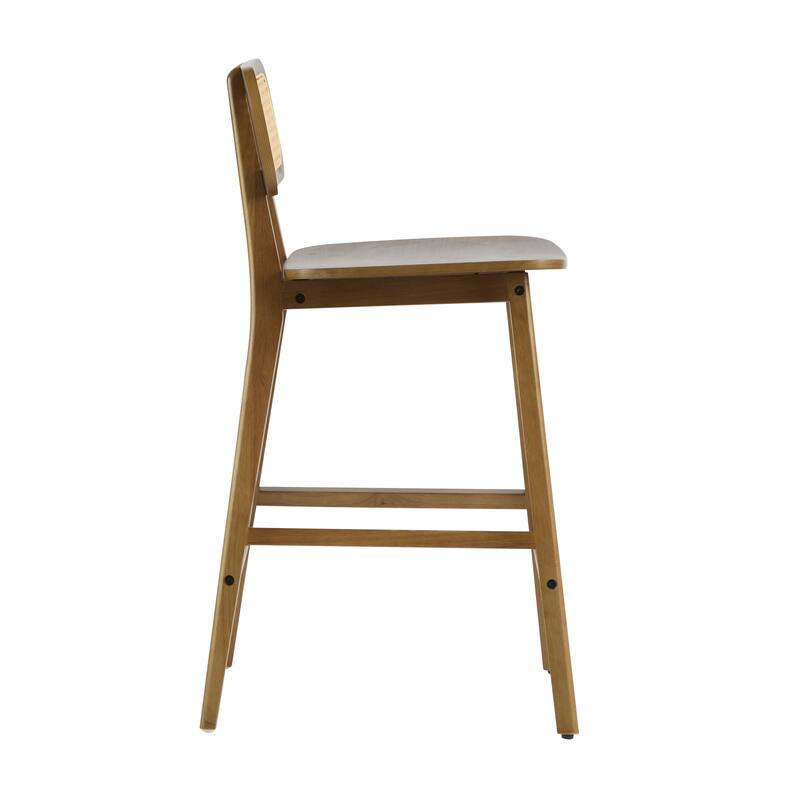 Bari Indoor Wood Barstool