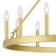 preview thumbnail 68 of 80, Acroma 15 Light 40 In Modern Farmhouse Wagon Wheel Chandelier-UL