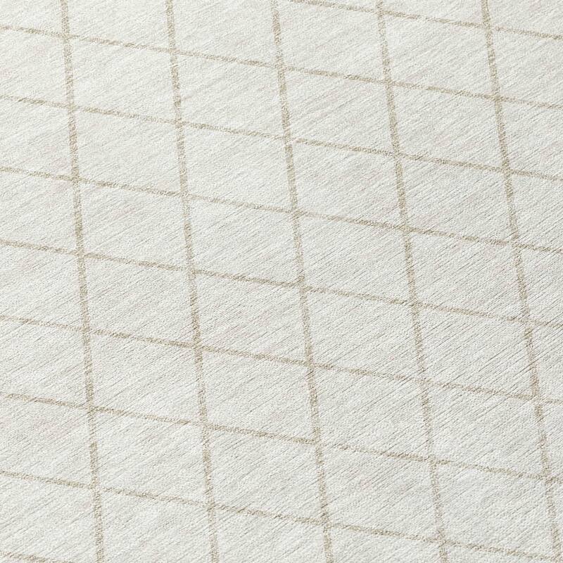 HomeRoots Geometric Transitional Rectangle Outdoor Rug