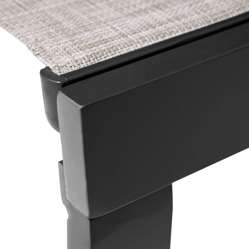 Outdoor Adjustable Aluminum Chaise Lounge Chairs for Patio Pool Terrace - See Picture