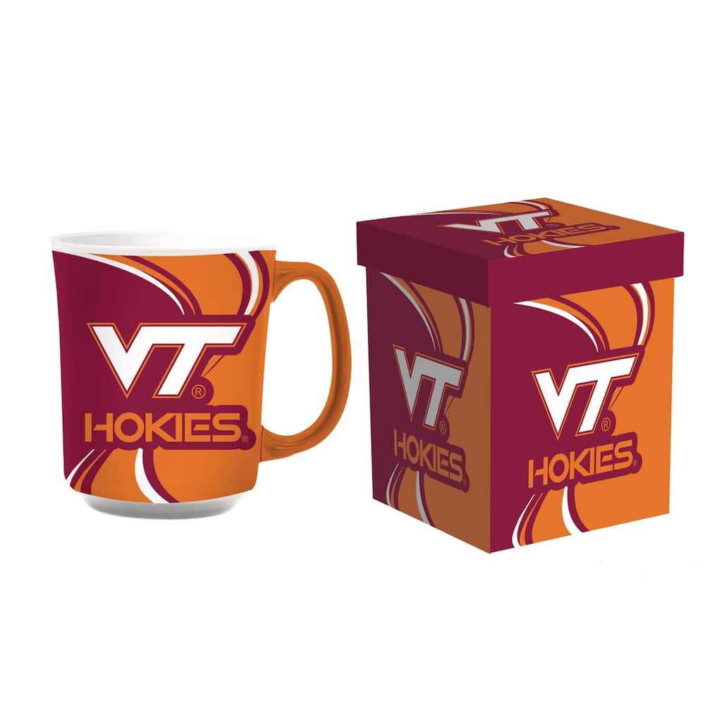 Virginia Tech, 14 oz Ceramic Coffee Mug w/ Gift Box