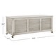 preview thumbnail 13 of 11, SAFAVIEH Outdoor Elina 47.2-Inch Grey Wash Cushion Storage Box - 47.2" x 17.7" x 18.9"