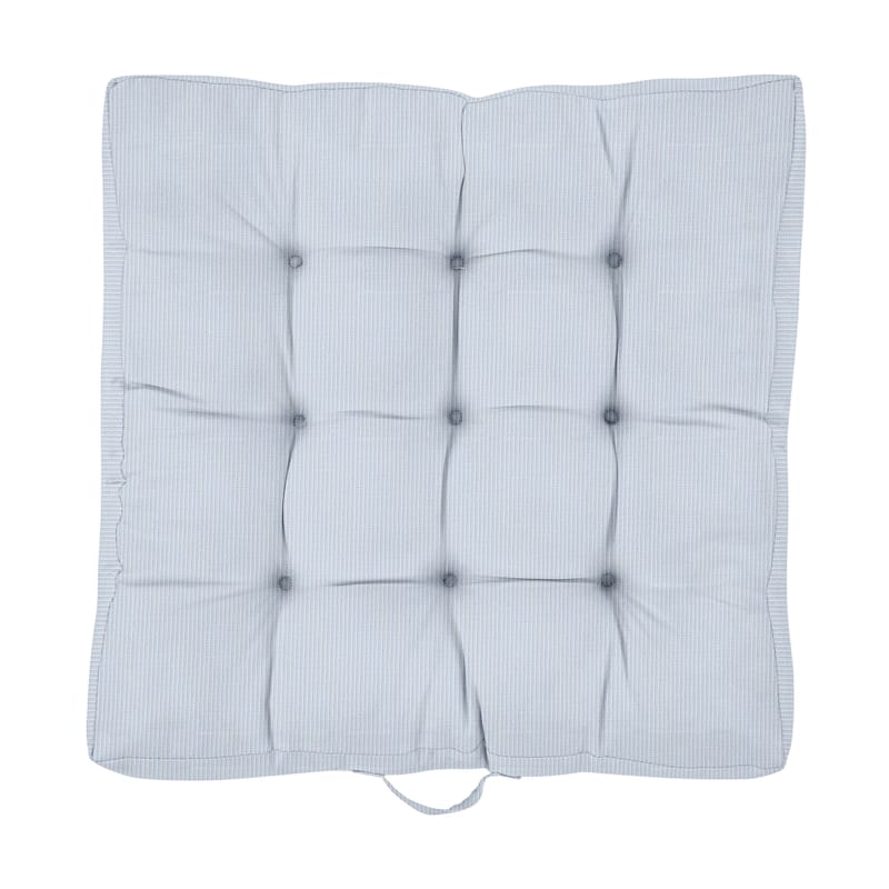 Sorra Home Sunbrella Square Tufted Floor Pillow with Handle