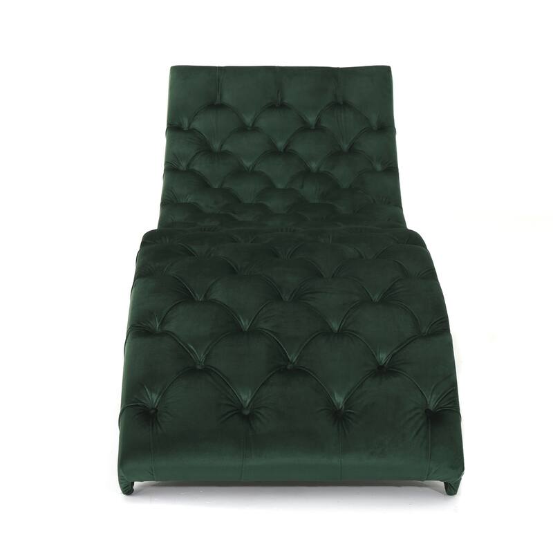 72.5" Button Tufted Chaise Lounge Chair