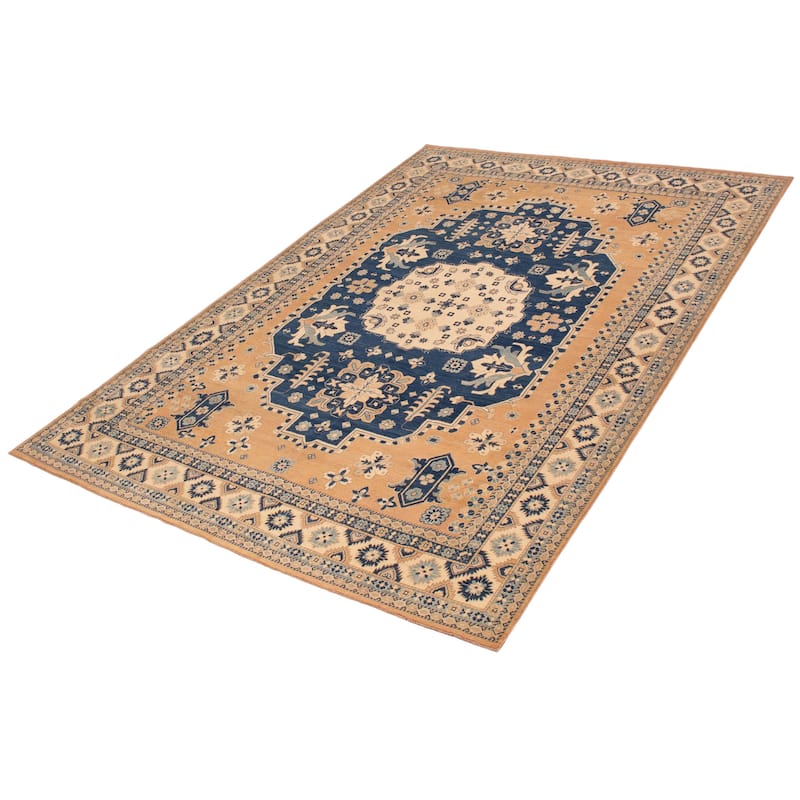 ECARPETGALLERY Hand-knotted Finest Ghazni Copper Wool Rug - 9'10 x 14'6