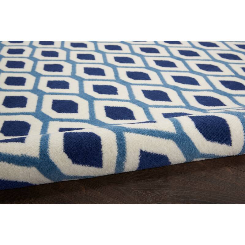 Nourison Grafix Modern Geometric Area Rug