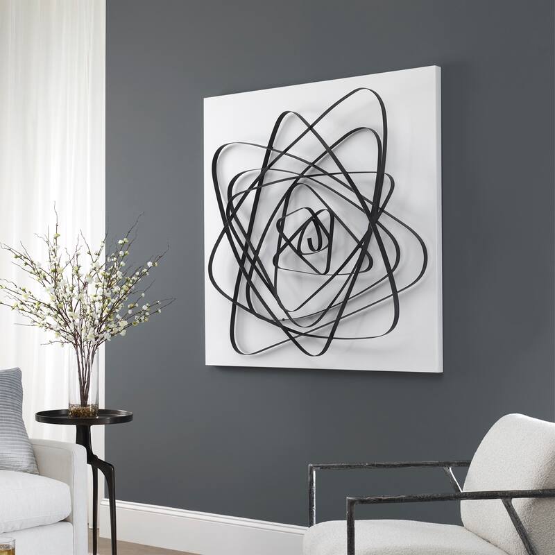Uttermost Nucleus Metal Modern Wall Decor - 45.75 x 45.75 x 6.3 - 45.75 x 45.75 x 6.3