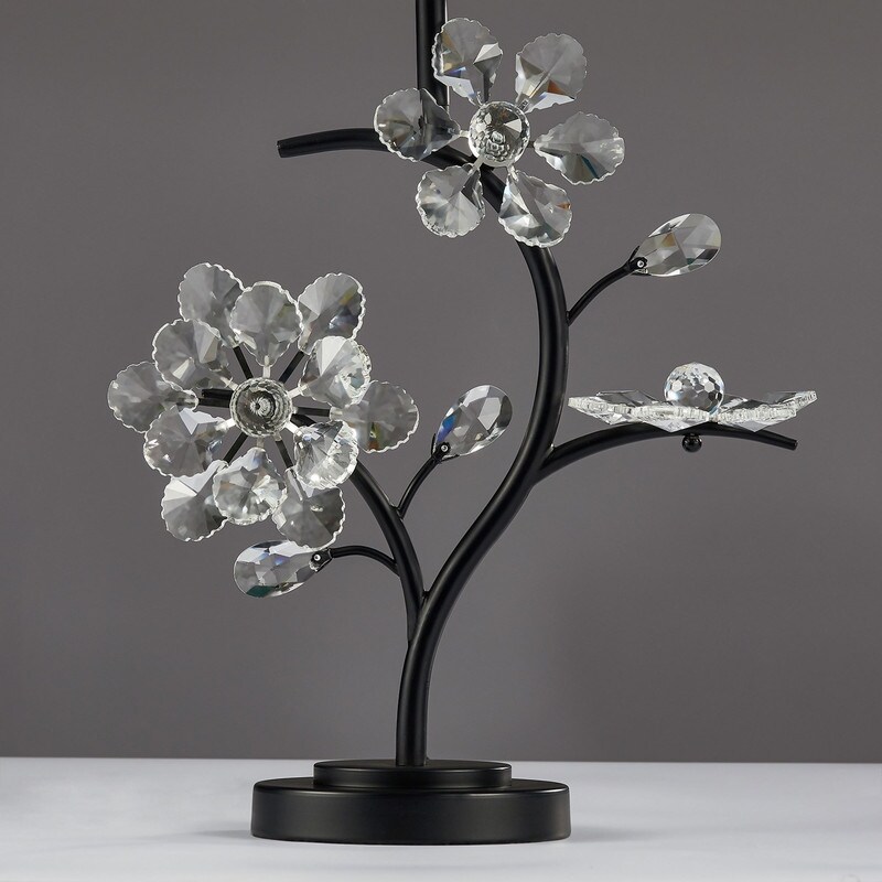 Crystal flower lamp top