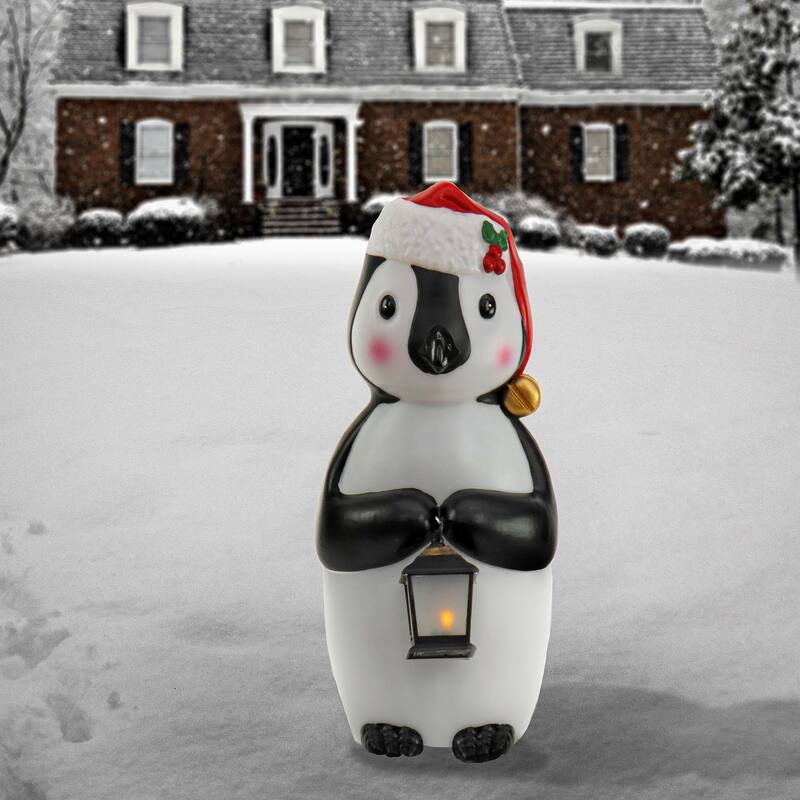 National Tree Company 23 in. Vintage Styled Blow Mold Penguin - 23 in