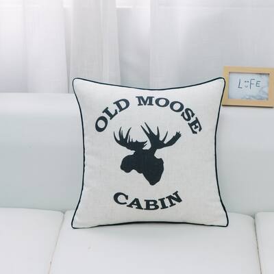 Cottage Icons throw pillow - set of 2