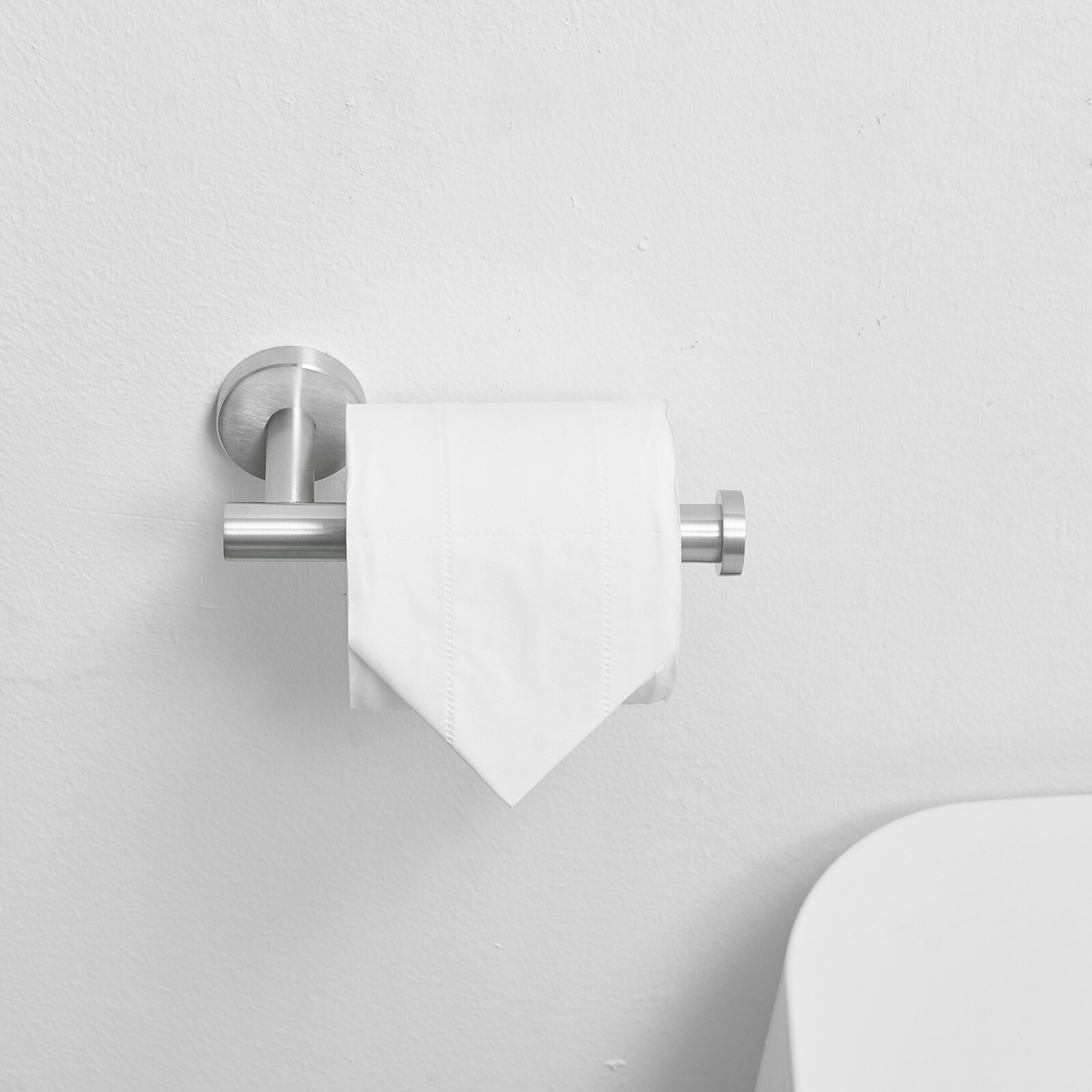 Bathroom Toilet Paper Holder Stand Modern Tissue Roll Holder SUS304  Stainless Steel Rustproof Freestanding Pedestal Matte