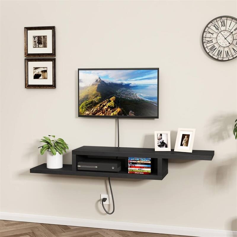 TV Stand Shelf - 11.7"D x 60"W x 8.3"H