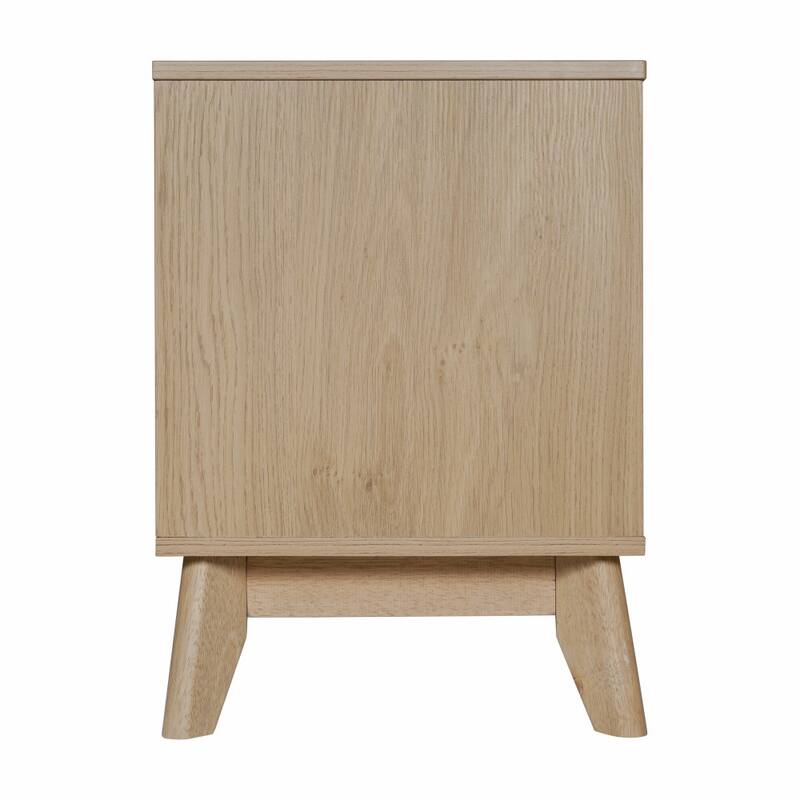 TV Stand with Adjustable Middle Shelf - Dual Soft Close Storage Doors