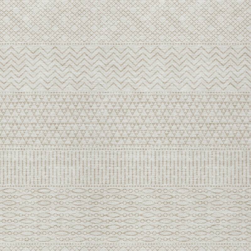 HomeRoots Chevron Modern Rectangle Outdoor Rug