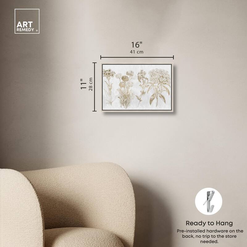 Floral Selection Quad Canvas by Art Remedy