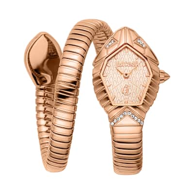 Just Cavalli Women's JC1L356M0045 Quartz Watch - Rose-Tone