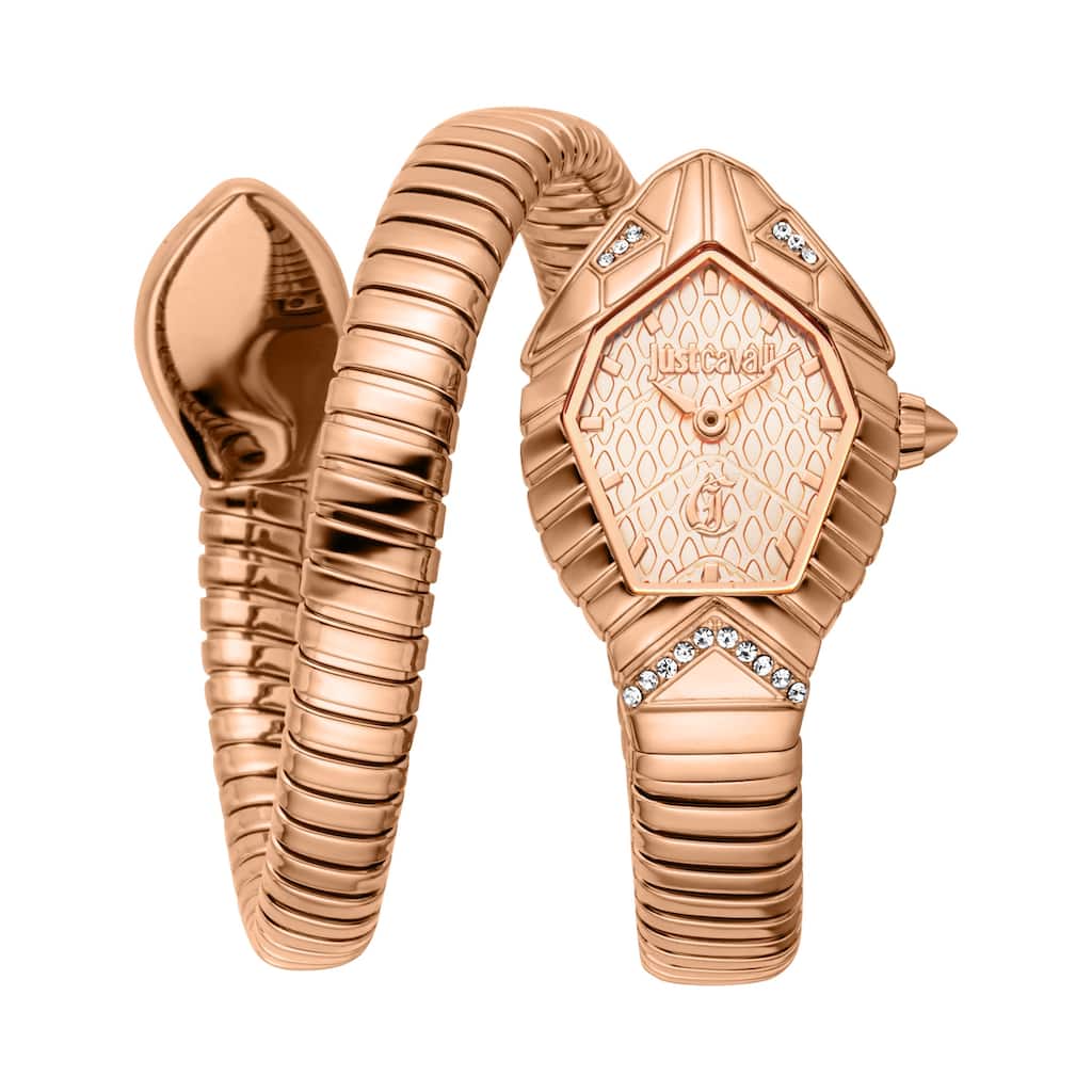 Just Cavalli Women's JC1L356M0045 Quartz Watch - Rose-Tone