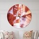 preview thumbnail 1 of 8, Designart 'Panoramic View Antelope Canyon' Oversized Modern Wall CLock