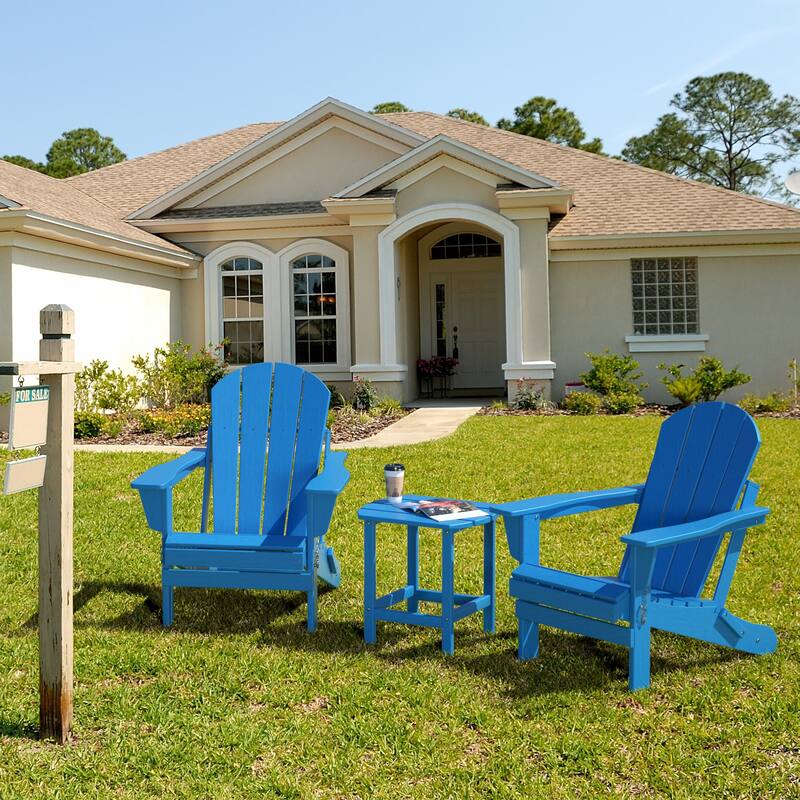 Poly Outdoor Adirondack Chair - Foldable All Weather