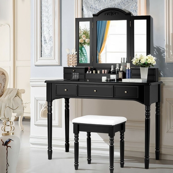 Folding online makeup vanity