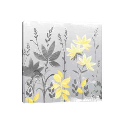 iCanvas "Soft Nature Yellow & Grey II" by Northern Lights Canvas Print