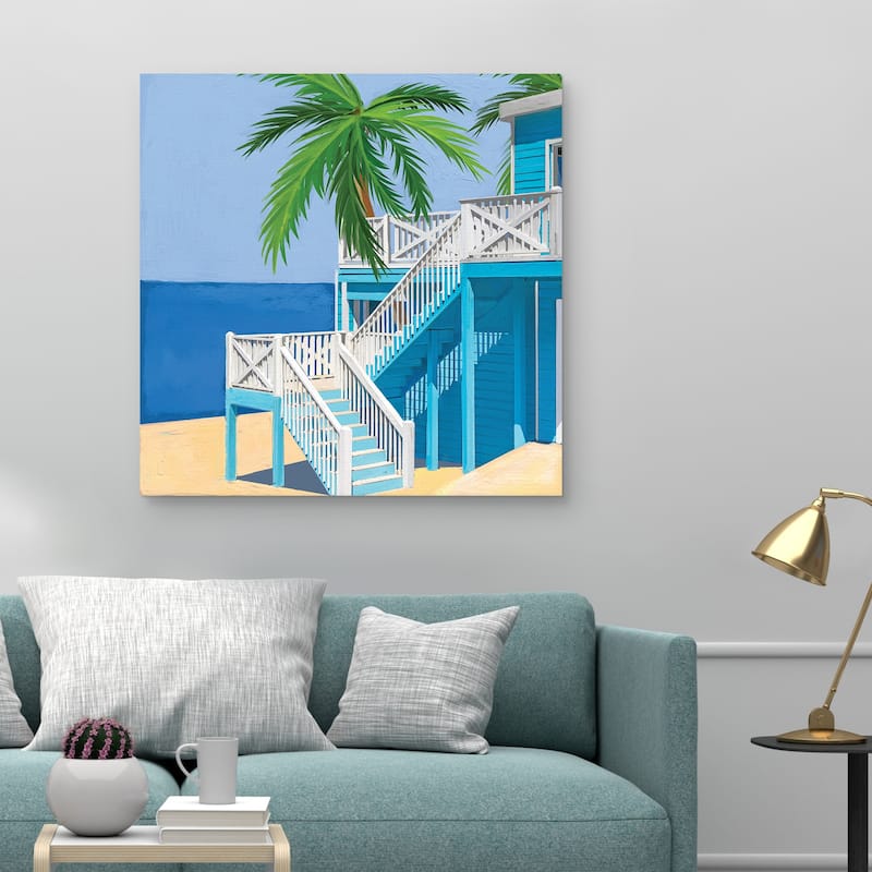 Cottage Palm by Studio Arts Canvas Art Print