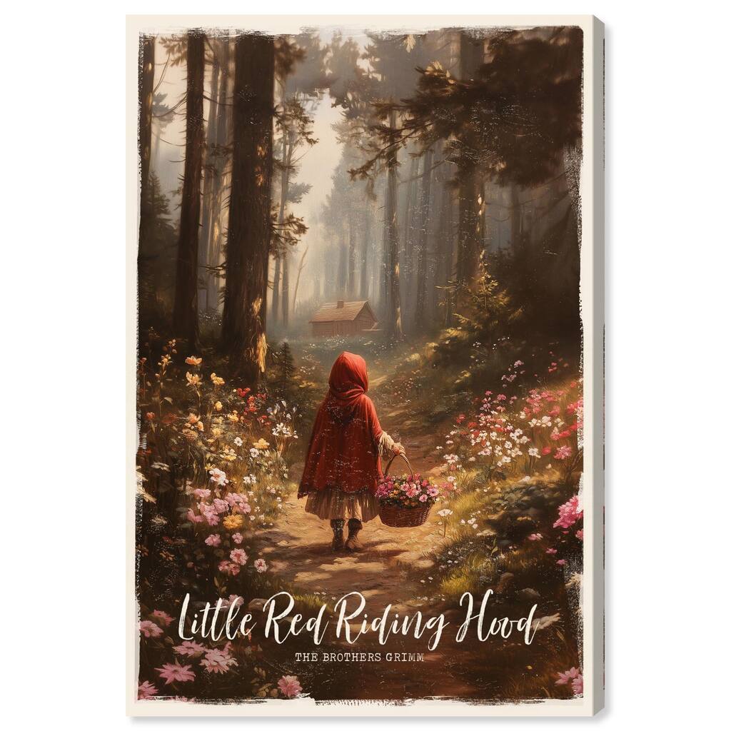 Classic Red Riding Hood Canvas by Art Remedy, Gallery Wrapped