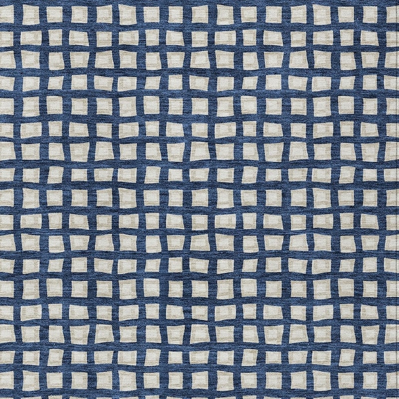 HomeRoots Geometric Transitional Rectangle Outdoor Rug