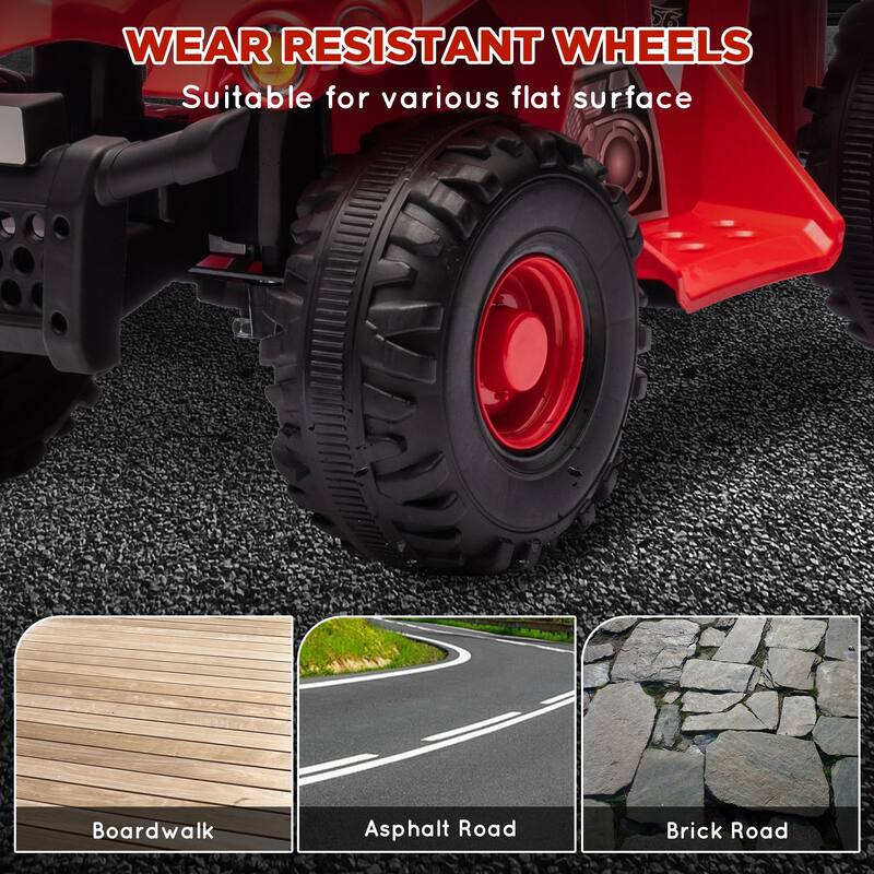 Battery-Powered 6V ATV Ride On Car for Boys and Girls Ages 2-6 with Music, Speed Control, and Adventure Fun for Boys and Girls