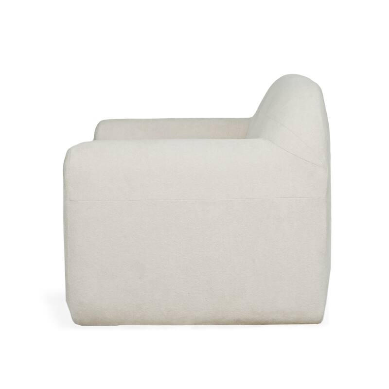 Melrose Textured Boucle Club Chair by Christopher Knight Home