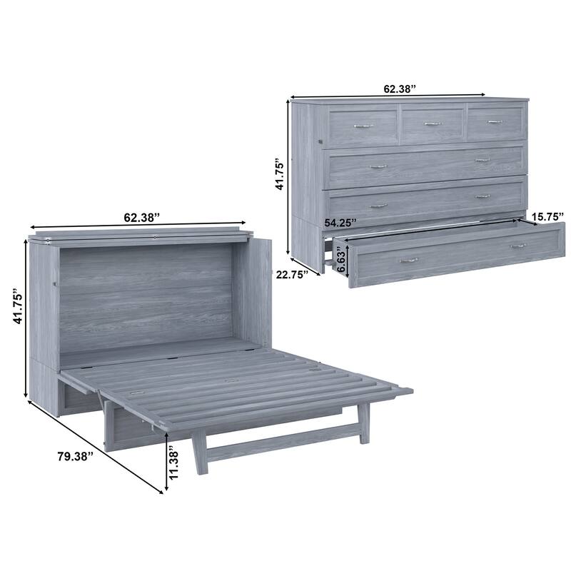 Deerfield Murphy Queen Bed Chest with Mattress