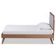 preview thumbnail 14 of 17, Roze Mid-Century Modern Wood Platform Bed in Twin Size