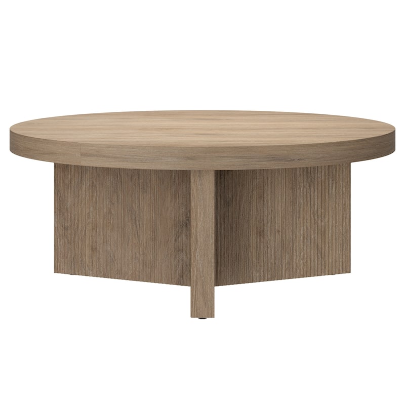 Holm 36" Wide Round Coffee Table