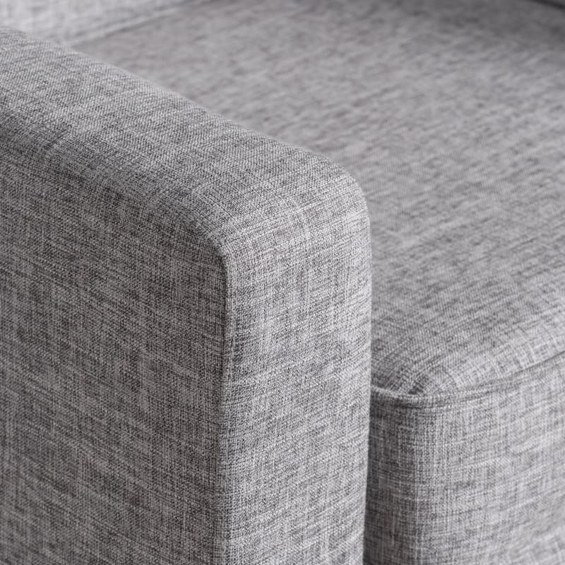 Light Grey 30.5" Upholstered Club Chair